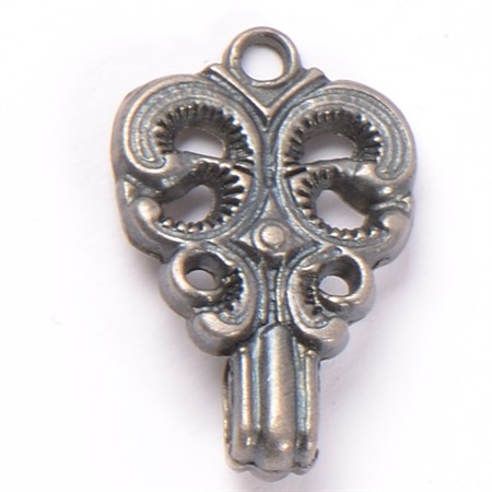 REA028 Knape antik silver liten, endast haken 10st