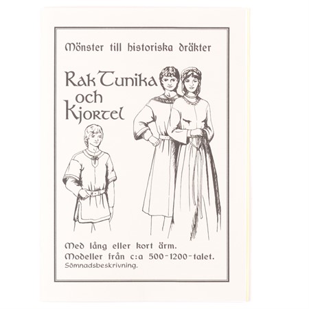 mönsterhäfte med instruktion till medeltida kjortel & tunika