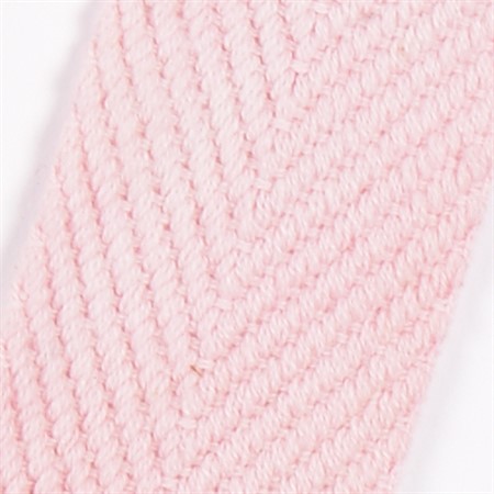 rosa 25mm vävt bomullsband på rulle
