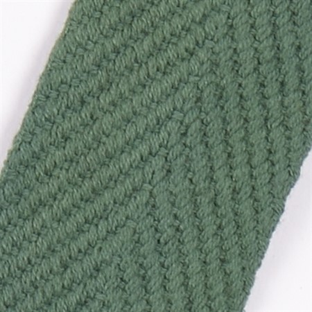 grågrön 35mm vävt textilband i bomull på hel rulle
