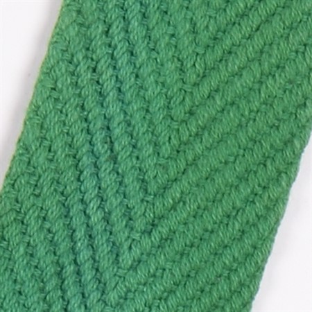 mörkgrön 35mm vävt textilband i bomull på hel rulle